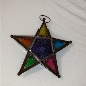 Glass Star Wall Decor